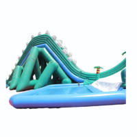 Grand parc aquatique gonflable Dragon Island pour toute la famille, adultes et enfants, usage domestique, scolaire, extérieur, grande capacité, mobile, pour resort terrestre