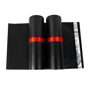 Sac d'expédition auto-adhésif Chang Hong noir et gris, imperméable et résistant à l'humidité, sac d'emballage pour coursier, longueur de scellage personnalisable - Product Image 1