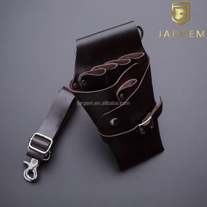 กระเป๋าใส่กรรไกรตัดผมหนังแท้ กระเป๋าใส่กรรไกรช่างตัดผม กล่องใส่อุปกรณ์ทำผม ซองใส่อุปกรณ์เสริมสวย - Product Image 3