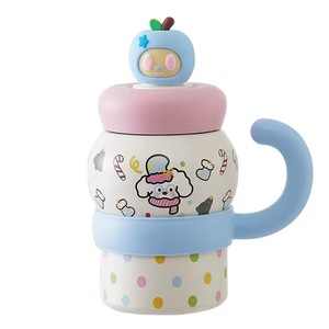 Simpatica Tazza Termica per Bambini in Acciaio Inox 316, Grande Capacità, con Coperchio a Forma di Mela - Product Image 5