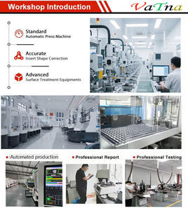 Inserti per Fresatura CNC in Carburo Cementato Rivestiti in Carburo di Titanio HRC60 Tipo a Spallamento Quadrato Sostitutivi ADMT160608R per Lavorazione al Tornio - Product Image 5