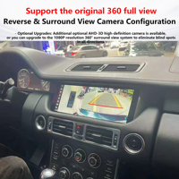 Autoradio Android Penhui 12,3 pouces Carplay pour Land Rover Range Rover V8 L322 2005-2012 Lecteur DVD multimédia Navigation GPS