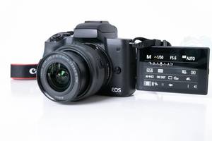 Cámara DSLR HFT Profesional EOS <span class=keywords><strong>M50</strong></span> <span class=keywords><strong>Mark</strong></span> II + EF-M 15-45mm F/3.5-6.3 IS STM Micro Single 1080P Full HD CMOS, Venta al por Mayor - Product Image 3