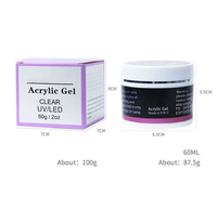 Gel UV d'extension d'ongles de style français 60 ml, extension rapide, gel de photothérapie à retirer par trempage pour manucure professionnelle