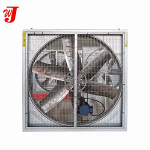 50 Inch Ventilation Fan Hanging Ceiling Fan Galvanized Sheet Material Cow House 1.1KW Air Cooling Negative Pressure Exhaust Fan