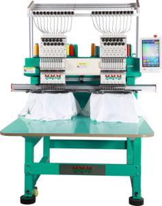 <span class=keywords><strong>Feiya</strong></span> CTF1202W <span class=keywords><strong>2</strong></span> cabezas 12 agujas máquina de bordado Industrial gorra bordado de ropa con ropa y gorras con aros - Product Image 4