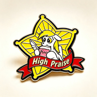 Broches en métal personnalisées en émail, motif dessin animé mignon chat et chien, pour sacs à dos/vestes, vente en gros, avec placage or