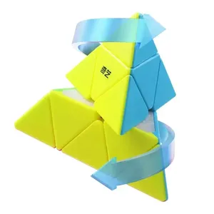 新款奇艺启明S3 3x3x3三角形带球点定位速度魔方拼图彩色儿童益智玩具
