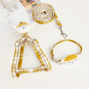 Personalized Waterproof Adjustable Cloth Teddy Bear Vest Style Anti Strangulation Breathable Pet Leads <strong>Cat</strong> <strong>Harness</strong> with Leash - Product Image 5