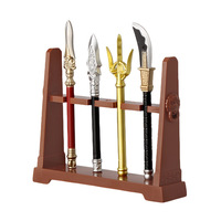 Étagère de rangement pour armes en blocs de construction, présentoir pour épées anciennes, petit présentoir pour armes