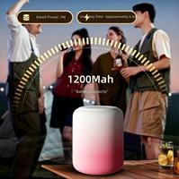 BT2939, Speaker Nirkabel Mini, Speaker Portabel BT V6.0 dengan TWS, Output 5W Waktu Putar 8 Jam, Panggilan Bebas Genggam untuk Rumah dan Luar Ruangan