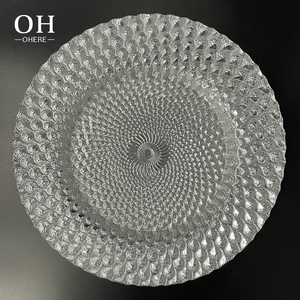 Ensemble de vaisselle de luxe écologique en cristal transparent, <span class=keywords><strong>assiettes</strong></span> de présentation rectangulaires, <span class=keywords><strong>verres</strong></span> faits à la main au design rétro - Product Image 2