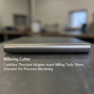 Carbide <b>Threaded</b> Adapter Insert Milling <b>Tools</b> 10mm Diameter For Precision Machining - Product Image 3
