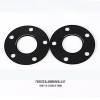 Entretoises de roue forgées 6061 de 8 mm, adaptateurs PCD 5x112 CB 66,6 mm, compatibles avec Audi