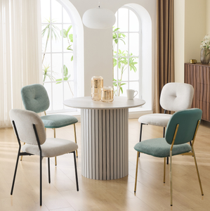 Petit meuble de salle <span class=keywords><strong>à</strong></span> <span class=keywords><strong>manger</strong></span> moderne assemblé <span class=keywords><strong>Table</strong></span> <span class=keywords><strong>à</strong></span> <span class=keywords><strong>manger</strong></span> sur pied ronde en bois massif en chêne pour restaurant, café, cuisine pour 4 <span class=keywords><strong>personnes</strong></span> - Product Image 6