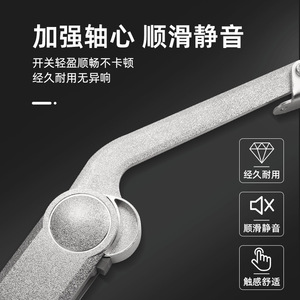 Support de porte d'armoire robuste en alliage de zinc, butée réglable pour porte basculante - Product Image 4