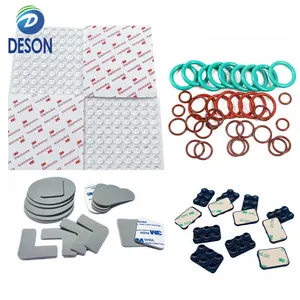 Deson02 3m Silikon rutsch fest transparent Anti vibration allgemeine Schaum Gummi Basis Pads Dichtungen Platten Dichtungen Streifen Bänder