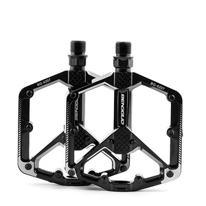 Pédales de vélo de route en alliage d'aluminium Yueli BG-4207, roulements à billes, étanches, accessoire de cyclisme en plein air - Product Image 1