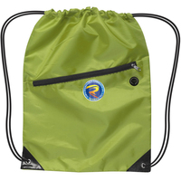 Nouveau design, sac à dos à cordon en nylon et sport à la mode avec logo personnalisé, sac à dos à cordon avec cordon à fermeture éclair