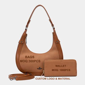 ODM & OEM热卖环保Pu皮革女包工厂定制时尚设计女式肩包 - Product Image 1