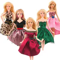 Grosir Gaun Boneka Terbaru Fashion Pakaian Kasual Buatan Tangan Pakaian Anak Perempuan untuk Aksesori Boneka DIY Mainan Boneka Bayi