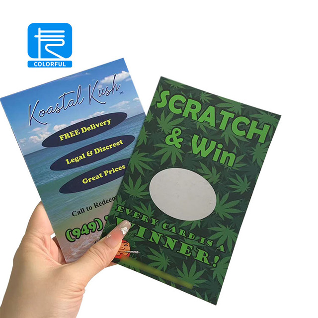 High Quality Custom Scratch Cards Customized Scratch Card Printing