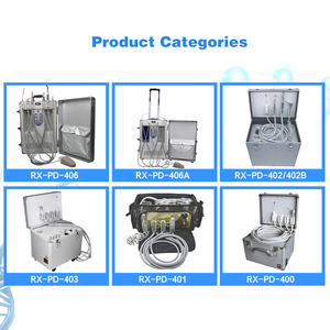 Unità Dentale Portatile OEM ODM RX-PD-401 con Sistema a Doppia Tensione 220V/110V Compatibile, Attrezzatura Dentistica per Studi Odontoiatrici - Product Image 2