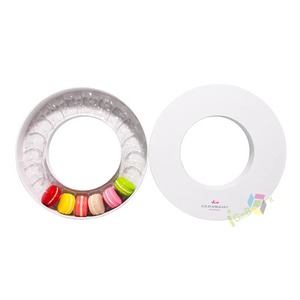 Cylindrical rigid customized printing macaron <b>box</b>, can be customized according to needs - Product Image 1