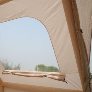 Carpa Inflable Plana de Una Puerta con Gran Ventana Panorámica para Acampar al Aire Libre en la Orilla del Río o en la <span class=keywords><strong>Montaña</strong></span>, para 3-4 Personas, de Apertura Automática Rápida para las Cuatro Estaciones - Product Image 5