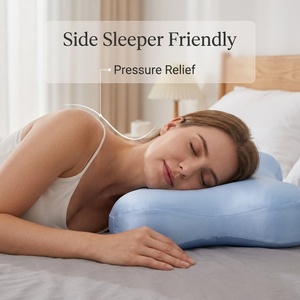 Oreiller cervical orthopédique en mousse à mémoire de forme à rebond lent et respirant, personnalisé pour la vente en gros, prix usine OEM/ODM - Product Image 4