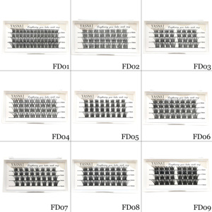 Nuovo Kit di ciglia segmentate Diye Clsuer rosa unico Kit di ciglia fai da te pretagliato personalizzato - Product Image 4