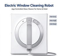 ECOVACS Winbot W2 Pro Robot Pembersih Jendela Elektrik Dikendalikan Aplikasi Penyedot Debu Jendela Robotik Semprotan Sudut Lebar Tiga Kali Lipat