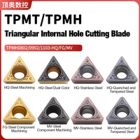 Alat pemutar Internal TPMH/MT08/09/11 CNC, pisau sisipan karbida Tungsten baja mesin presisi kecepatan tinggi