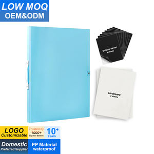 Support de <span class=keywords><strong>rangement</strong></span> pour puzzles 1000 pièces avec 8 <span class=keywords><strong>feuilles</strong></span> de protection et 2 cartons (Babyblue Fabriqué en Chine) - Product Image 1