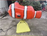 Taureau mécanique personnalisé pour compétition, jeu sportif, défi, équipement de parc d'attractions, logo personnalisé imprimé en rouge, plastique et fer