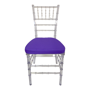 Venta al por mayor esponja asiento de espuma Chiavari silla cojines almohadilla cojines de tela para sentarse cojines - Product Image 4