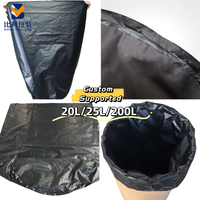 Sac en plastique noir antistatique conducteur LDPE pour composants électroniques, emballage d'écouteurs, de projecteurs et d'électronique grand public