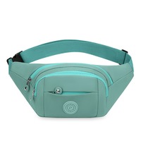 Tas Pinggang Wanita Baru Tas Ponsel Tahan Air Dompet Koin Tahan Aus Dompet Kasir Bisnis Tas Dada Multifungsi