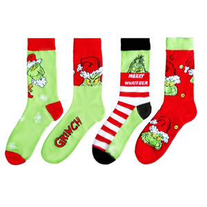 <span class=keywords><strong>Calcetines</strong></span> de Algodón Navideños Antideslizantes y Transpirables con Diseño de Dibujos Animados, <span class=keywords><strong>Calcetines</strong></span> Divertidos y Originales de <span class=keywords><strong>Grinch</strong></span> - Product Image 1