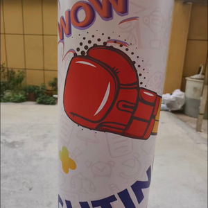 Sac de frappe gonflable WOW Boxing Post 1,6 m pour entraînement à domicile et soulagement du stress - Product Image 4