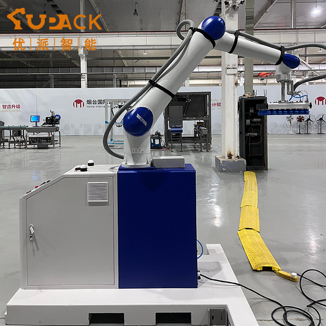 Automatic 5-Axis Collaborative Robot UPACK-CR25 Motor PLC Stainless Steel 25kg Payload 9-13Box/min Capacity 1-Year Warranty