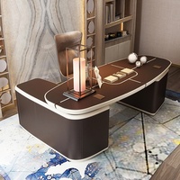 Bureau de direction commercial moderne de luxe ML CEO, extensible, en bois, pour ordinateur, écologique, garantie 6 ans, facile à assembler