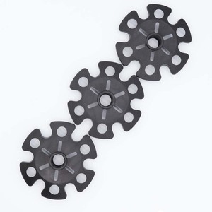 QIANGSHENG Plum Blossom Snow Basket, grand panier en alliage d'aluminium pour bâtons de randonnée - Product Image 3