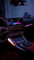 Kit d'éclairage d'ambiance Cardoo pour BMW I3 I4 G80 G82 G20 G22 G42, style cristal, console centrale, mise à niveau de l'éclairage de la voiture
