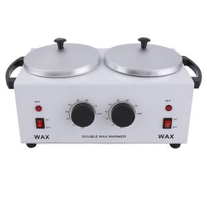 Doble olla calentador de cera de pelo eléctrica herramienta de máquina de cera <span class=keywords><strong>manos</strong></span> <span class=keywords><strong>pies</strong></span> de cera de parafina de la terapia depilación belleza herramienta - Product Image 1