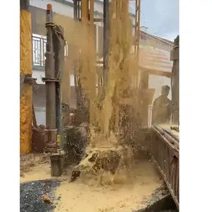 Máquina de perforación de pozo subterráneo, equipo de perforación de pozo de agua montado en camión, 300 metros