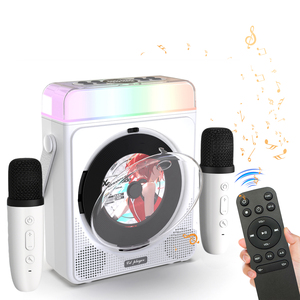Reproductor de CD Rotatorio Retro, Reproductor de Audio Portátil para el Hogar con Radio <span class=keywords><strong>FM</strong></span> - Product Image 2