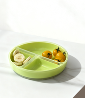 Assiette à ventouse en silicone sans BPA SILICONTY, kit de sevrage alimentaire pour nourrissons, bol anti-fuite pour tout-petits, ensemble de repas