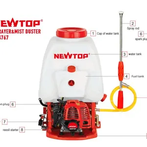 बिक्री के लिए उच्च प्रदर्शन नानापक कृषि स्प्रेयर पावर स्प्रेयर कृषि