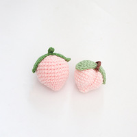 Vente directe usine – Pendentifs amigurumi en crochet faits main, mignons fruits et légumes, à bas prix, pour fêtes et décoration intérieure